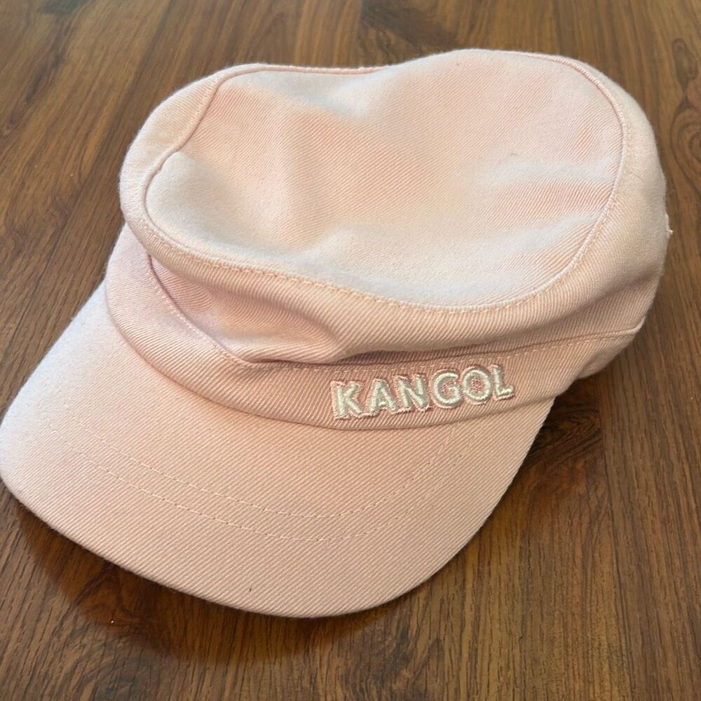 Kangol kids pink flex fit cap girls
